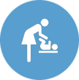 Toilette con servizio fasciatoio
